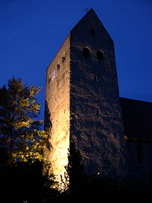 beleuchtete Kirche 11/2005